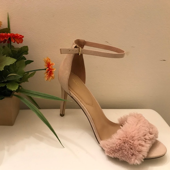 Aldo  Furry Heels - Picture 1 of 2